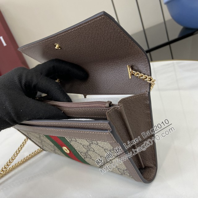 Gucci專櫃古馳最新款Ophidia系列鏈條小挎包 jh2826型號：772309